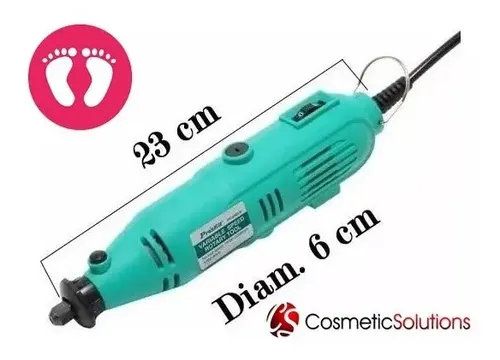 Torno Multiuso Profesional De Mano Uñas Pedicuria Manicuria Podologia Pies Gran Potencia Y Rendimiento