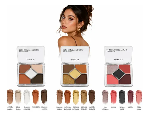 Combo 3 Paletas Sombras Liquidación Oferta