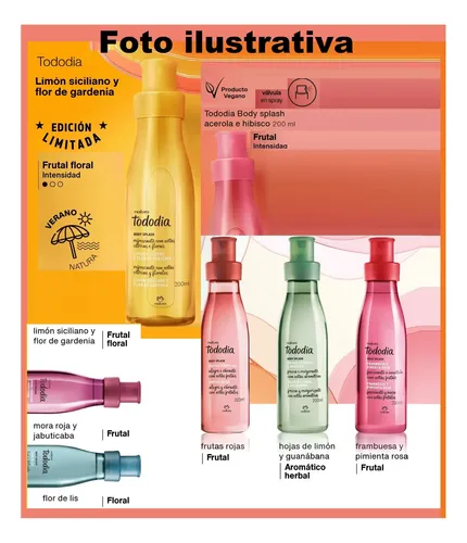 Body Splash Mora Roja Y Jabuticaba Tododia Natura Vegano