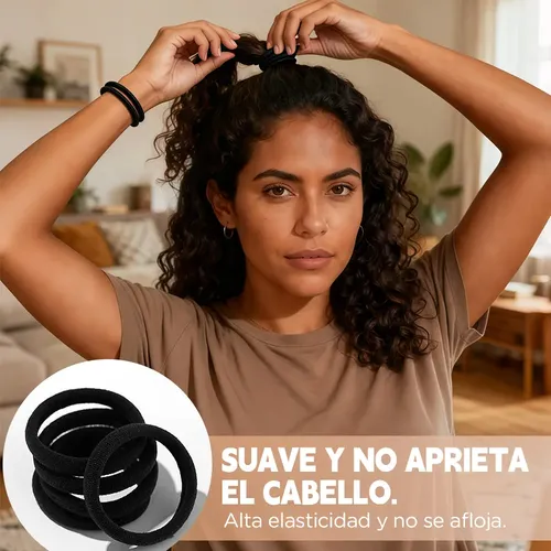 250 Anillos De Pelo De Cuerda De Cabeza De Alta Nuevo