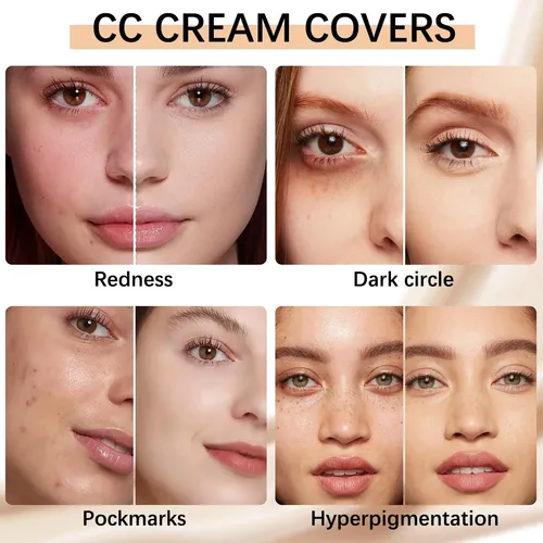 Afghouz Cc Cream Camo Base Matte Larga Duración 2 Un