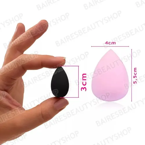 Pack Mini Esponjas Para Maquillar Tipo Beauty Blender
