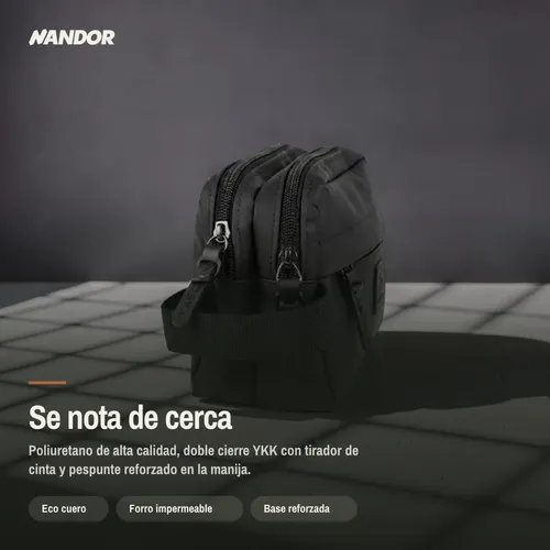 Neceser Para Viajes Tascani Negro Liso Maquillaje