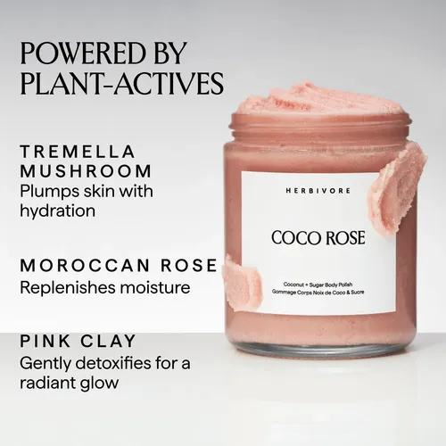 Exfoliante Corporal Herbivore Coco Rose Hidratante 260g