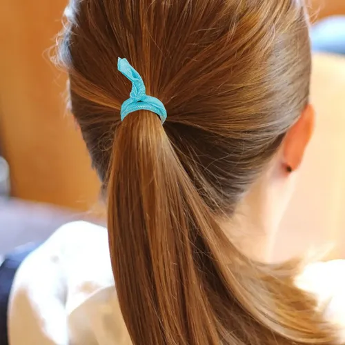 100 Cintas Elásticas Para El Pelo, Soportes Para Coletas, Ba