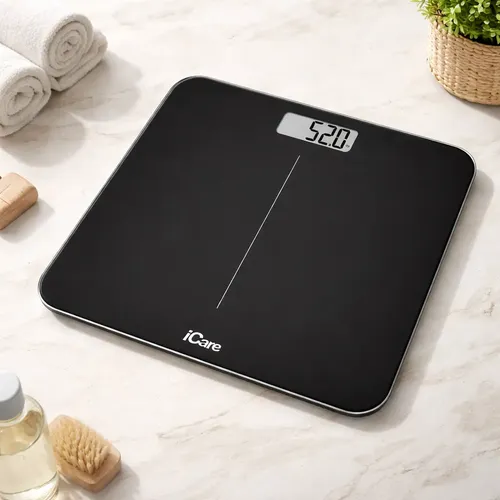 Balanza Digital 180kg Icare Bg221 Personal Color Negro