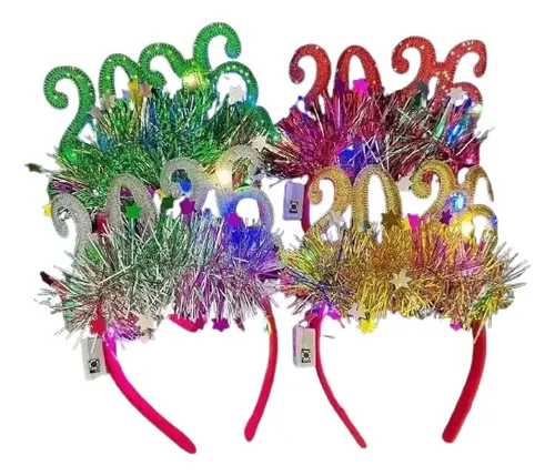 2026 Accesorios De Cabello Iluminados 4 Piezas