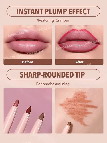 Delineador De Labios Sheglam So Lippy Retráctil Neutral Neutral
