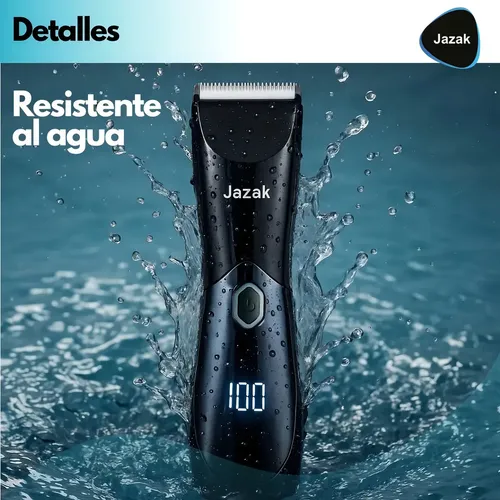 Afeitadora Corporal Jazak JZK701 Inalámbrica con Cuchilla de Cerámica y Pantalla LED