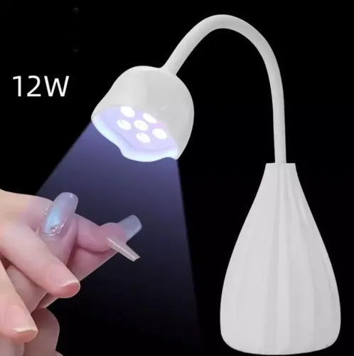 Cabina Led Portátil 12w Recargable Led Uv Press Soft Gel