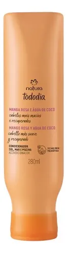 Acondicionador Solar Mango Rosa Y Agua Coco Tododia Natura