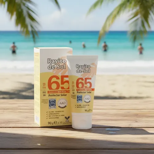 Rayito De Sol Protector Solar Fps 65 Emulsión Pomo 90g