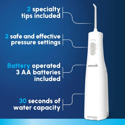 Waterpik Hilo Dental Inalambrico Blanco Wf-02 Blanco