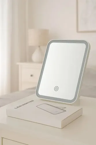 Espejo Para Maquillaje Con Luz Led Panel Touch