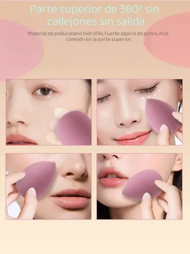 C Juego Y Huevos Y Belleza Y Tubo 5pcs Uso Húmedo Y Seco