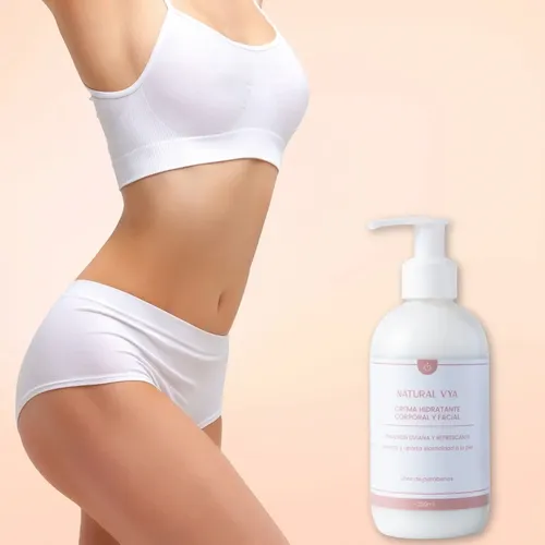 Crema Hidratante Corporal Orgánica Natural Vya 250ml Crema Orgánica Hidratante