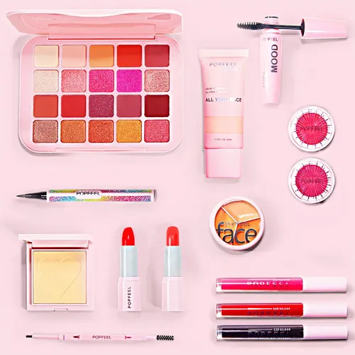 Set De Maquillaje Popfeel, Combinación De Sombras De Ojos, R