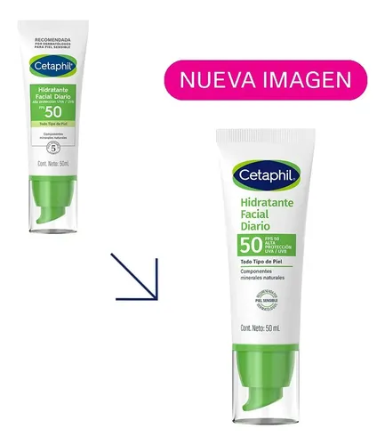 Cetaphil Hidratante Facial Diario Fps 50+ Sin Fragancia 50ml