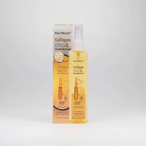 Fijador Y Primer Rostro Kiss Beauty Esencia Colágeno Spray 175ml