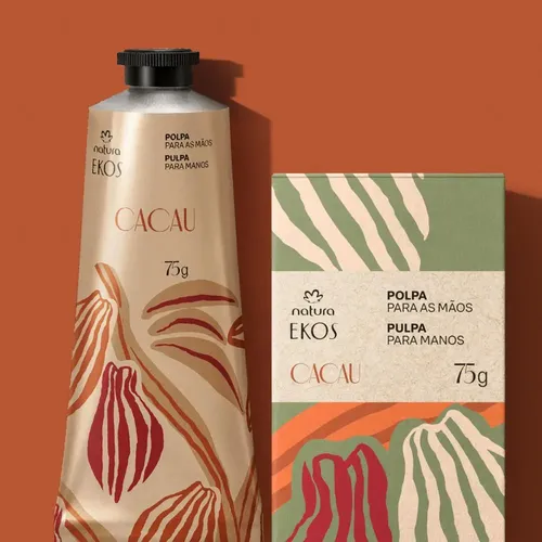 Crema Hidratante De Manos Ekos Cacao 75 gr Natura