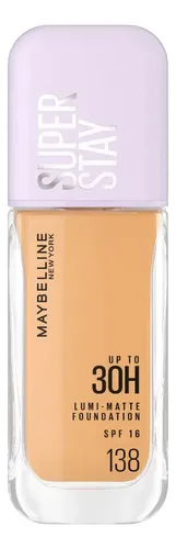 Base de Maquillaje Maybelline Super Stay Lumi-Matte tono 138