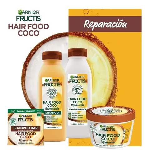 Acondicionador Fructis Hair Food Coco 300 Ml