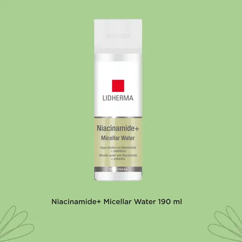 Lidherma Niacinamide+ Micellar Water NIACINAMIDA Prebióticos