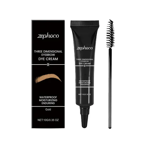 Gel Para Peinar Cejas Zephoco 3d: Natural, Fácil De Aplicar,
