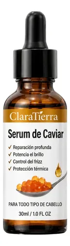 Serum De Caviar Claratierra Capilar Reparador Cabello 30ml
