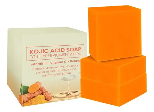 Jabón K Con Melanina Y Cúrcuma Para Manchas Oscuras Y &wbb