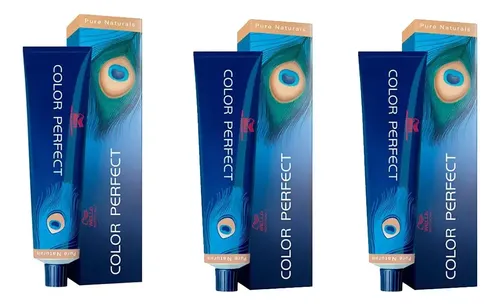 Combo Wella Tintura Color Perfect X 3unidades Tono Sin tono