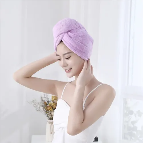 Toalla Turbante De Microfibra Para Secar El Cabello