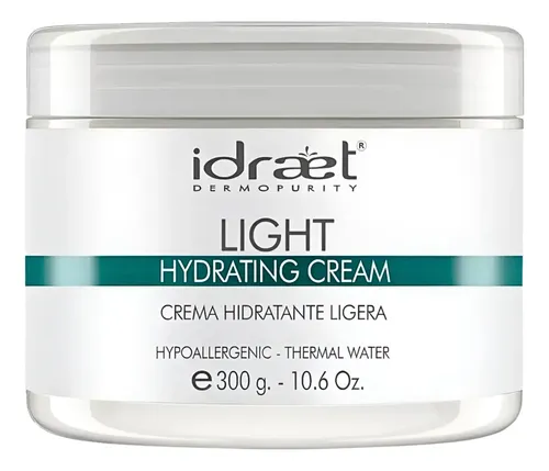Crema Facial Hidratante Light Cream Ligera 300ml Idraet