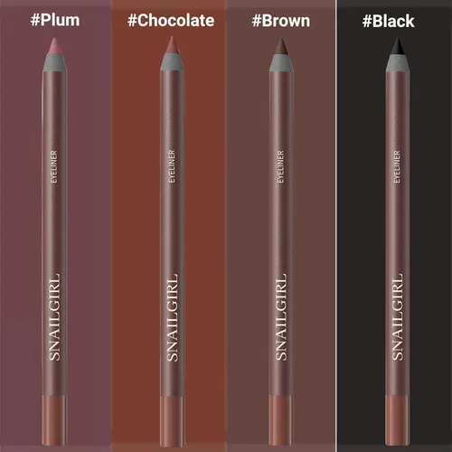 Lápiz Delineador Gel Negro Con Sacapuntas Integrado