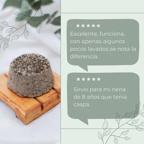 Shampoo Solido Teetree Anticaspa Artesanal, Natural Y Vegano