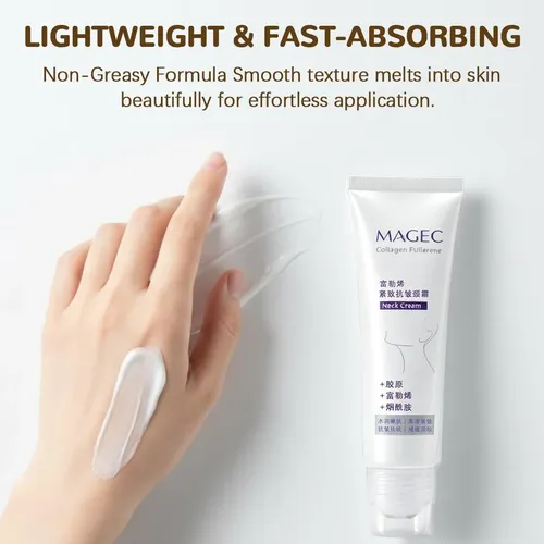 Crema Cuello Antiedad Magec Colágeno 50ml Todo Tipo De Piel Día/noche