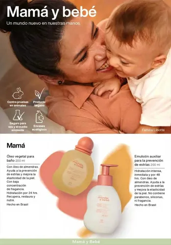 Hidrantante Preventivo De Estrias Mama Y Bebe Natura Vegano