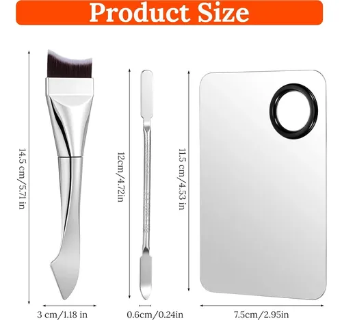 Juego De Espátulas Y Paleta De Maquillaje Nogeqi