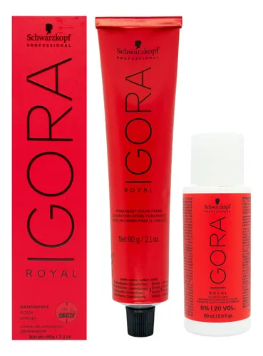 Kit Igora Royal 1 Tintura +1 Oxidante Coloracion Schwarzkopf