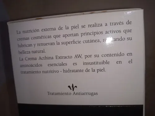Crema Antiedad Artez Westerley Acthina Extracto 50g para Rostro