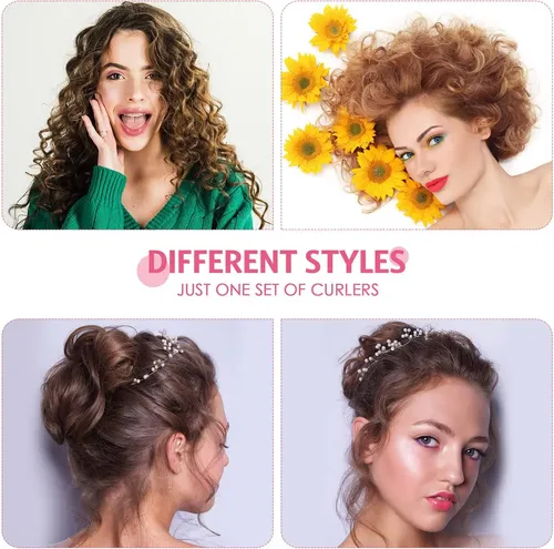 Syhood 24 Rodillos A Presión, Rulos Pequeños Para Cabello