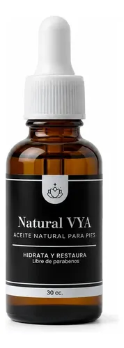 Aceite para hongos de Uñas de los Pies y Manos 30ml. Natural Vya Antimicotico Accion Terapeutica Rapida Accion Aceite de Ricino Arbol de Té