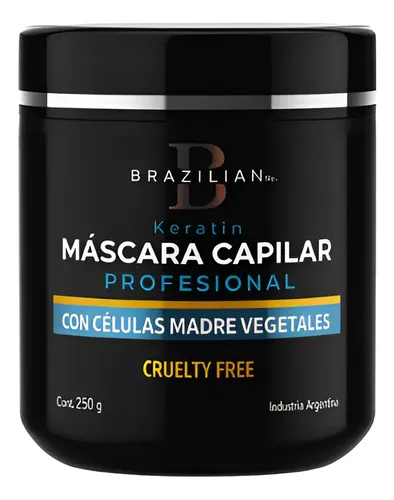 Máscara Capilar De Células Madre Vegetales Brazilian Keratin