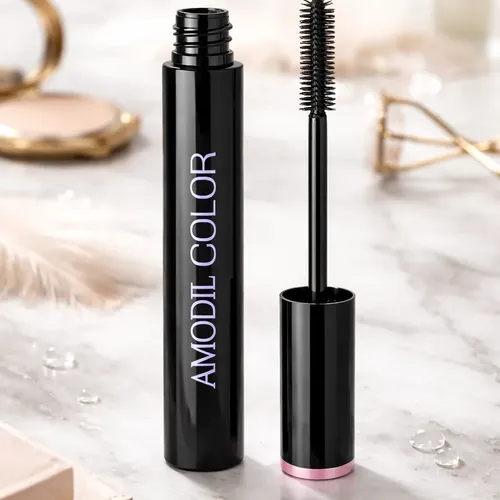 Mascara De Pestañas Glam Lash Amodil 4d Color Negro Amodil