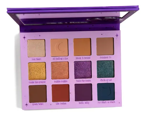 Paleta 12 Sombras ColourPop Hocus Pocus 2 Witching Hour Dorado Oscuro