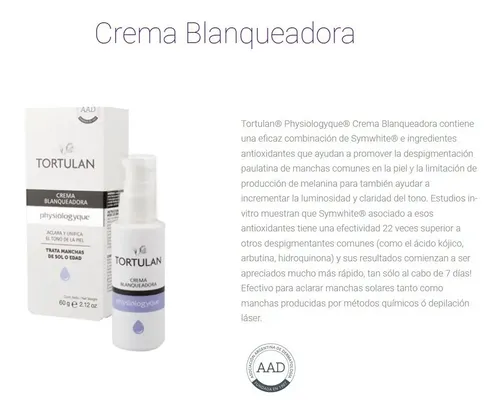 Tortulan Crema Blanqueadora Physiologyque X 60g