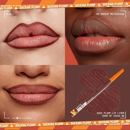 Lápiz Delineador De Labios Nyx Duck Plump Dash Of Cocoa