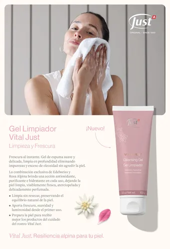Combo Just Rostro Desmaquillante Micelar 150ml/gel Limpieza