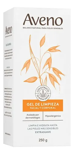 Aveno Gel De Limpieza Profunda Pieles Sensibles Reactivas Avena Natural Limpiados Extra Suave