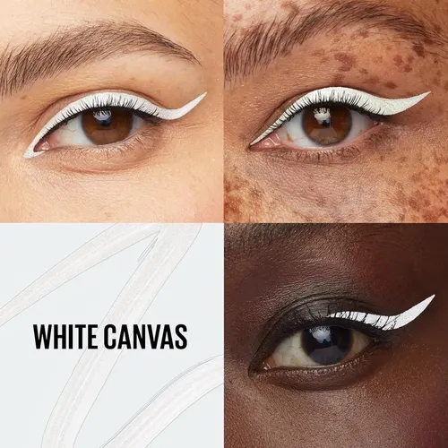 Delineador Líquido Waterproof Maybelline 24h White Canvas